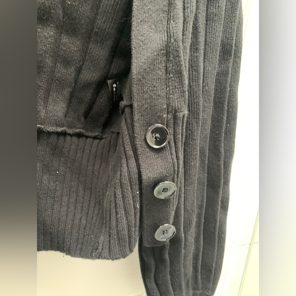 Wilfred Plunge Front Cardigan Black S - Picture 9 of 11